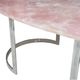 Contemporary Dining Table Made of Rose Quartz Designed by L.A. Studio