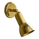 Mid-Century Italian Brass Wall Reflector Lamp, 1960s