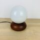 Lampe pin globe opaline années 60