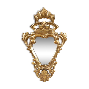Miroir italian en bois - stuc