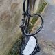 Enamelled cast iron umbrella rod holder