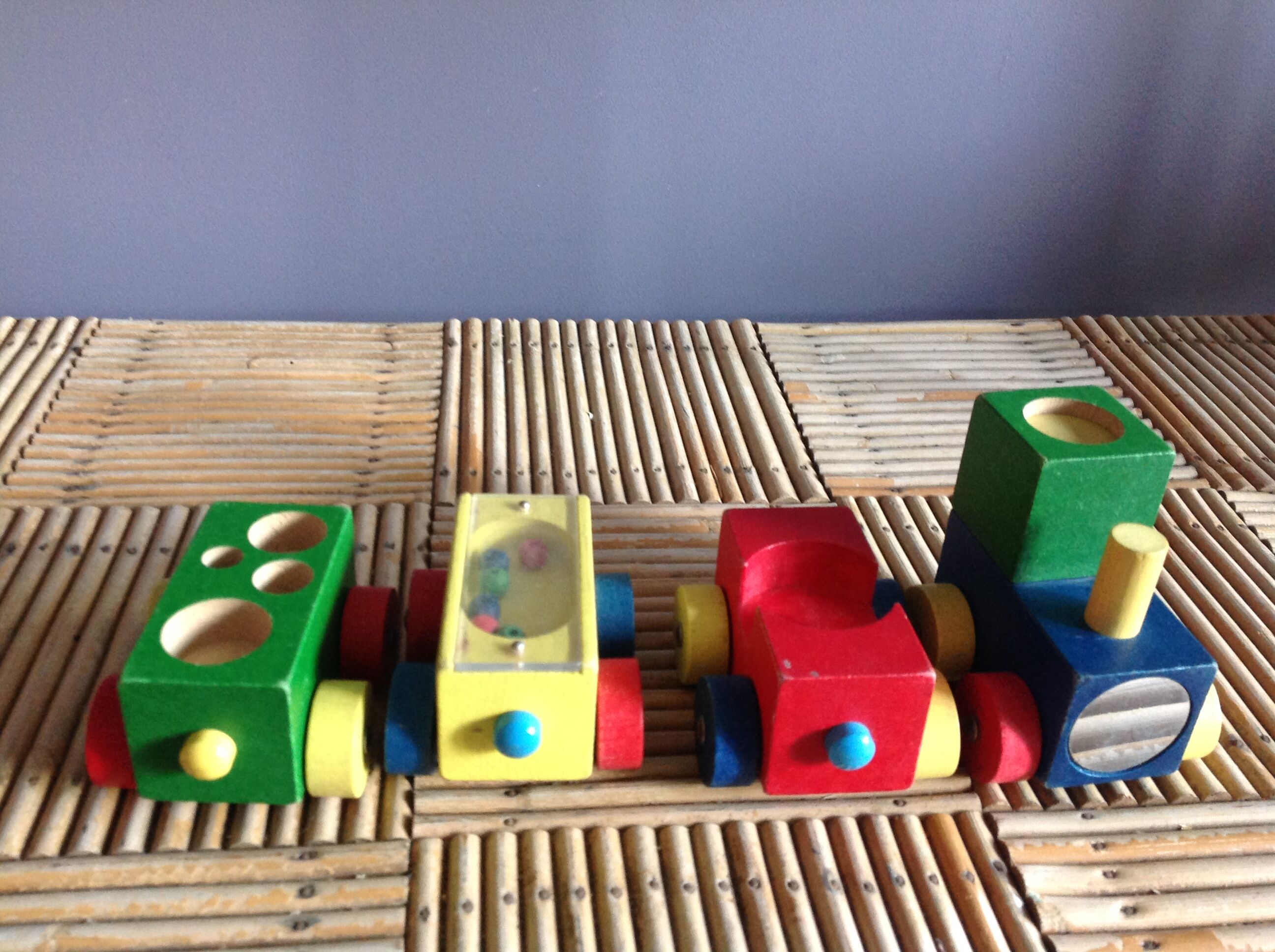 Wooden train