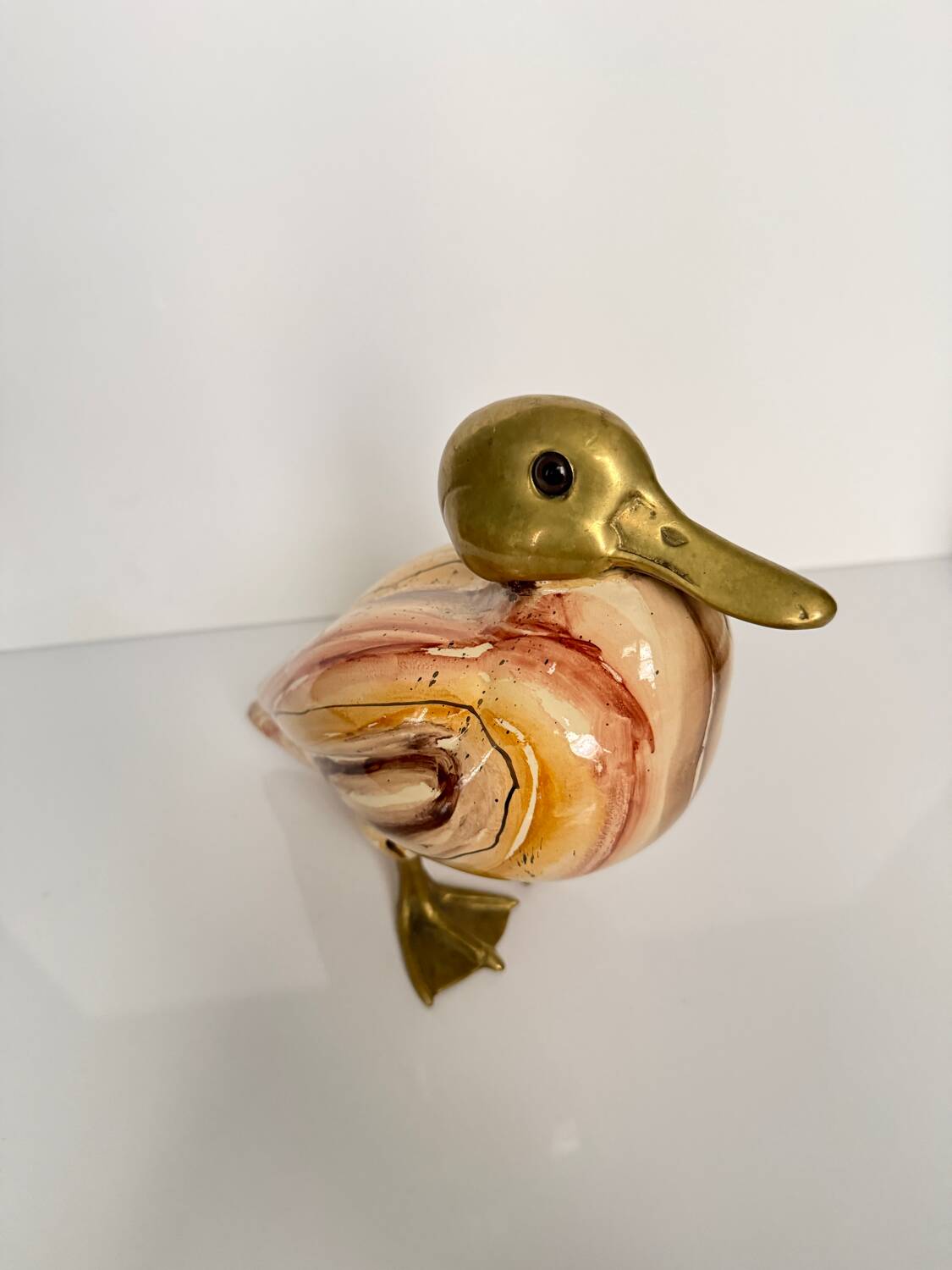 Large ceramic duck by Lancel