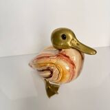 Large ceramic duck by Lancel