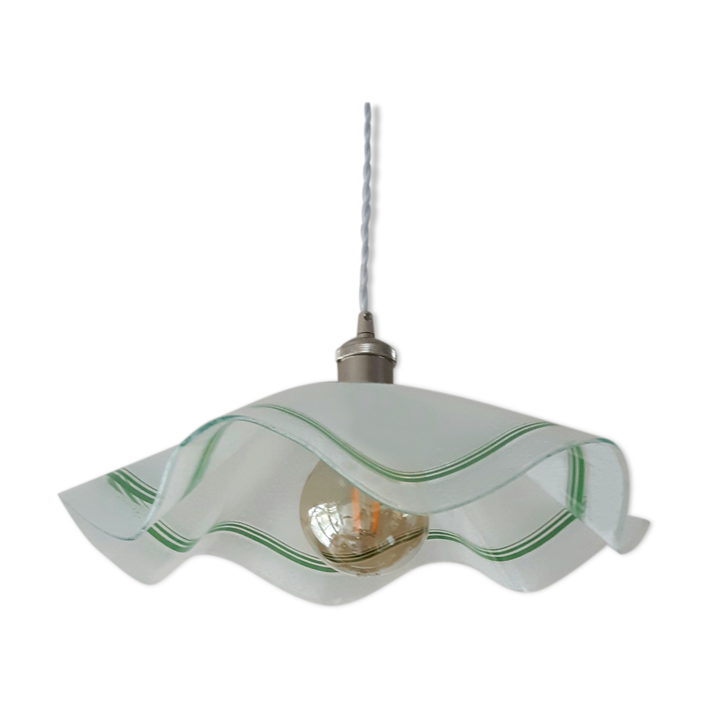 Glass umbrella hanging
