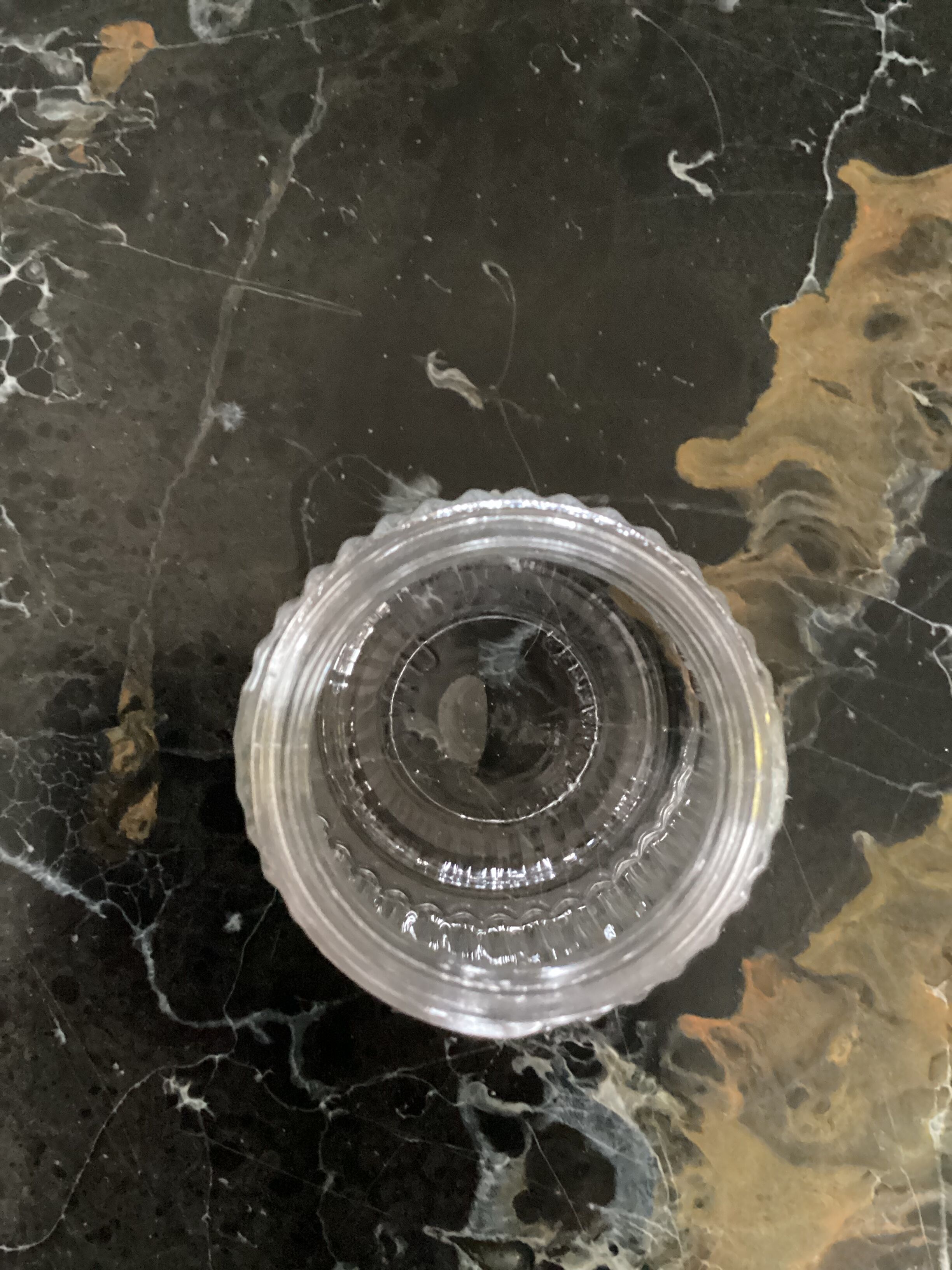 Uwo vintage glass sugar dispenser