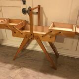 Vintage sewing box 1960 feet compass