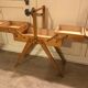 Vintage sewing box 1960 feet compass