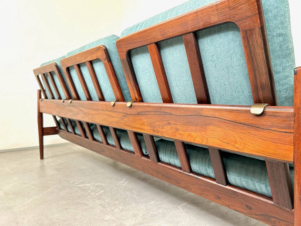 Brazilian Rosewood 3-Seating Sofa by Illum Wikkelsø
