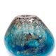 Masterpiece Murano: Lagoon Blue & 24K Gold Pebble Vase