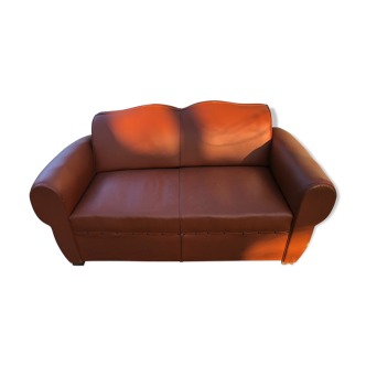 30-40 years vintage mustache club sofa