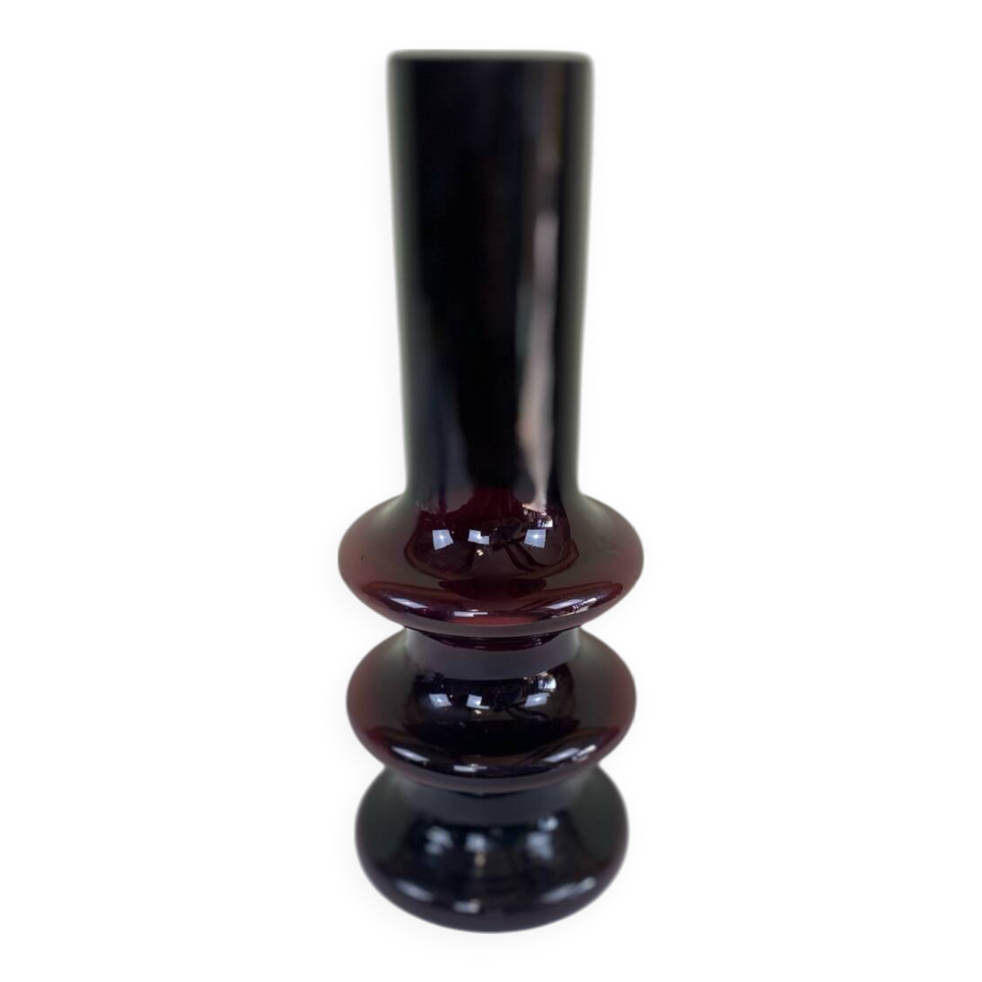 Vintage design glass vase