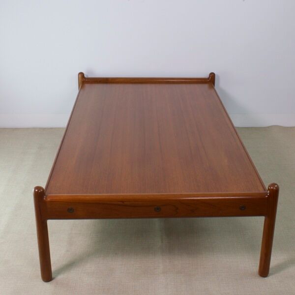 Scandinavian coffee table in vintage teak 1960