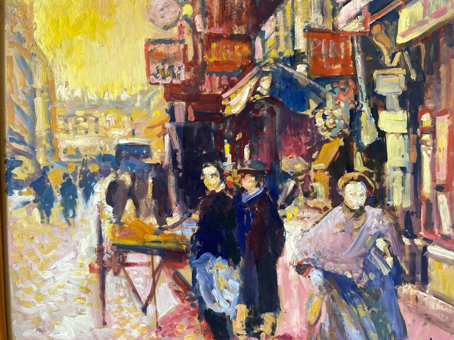 Jour de marché Parisien signé Landauer