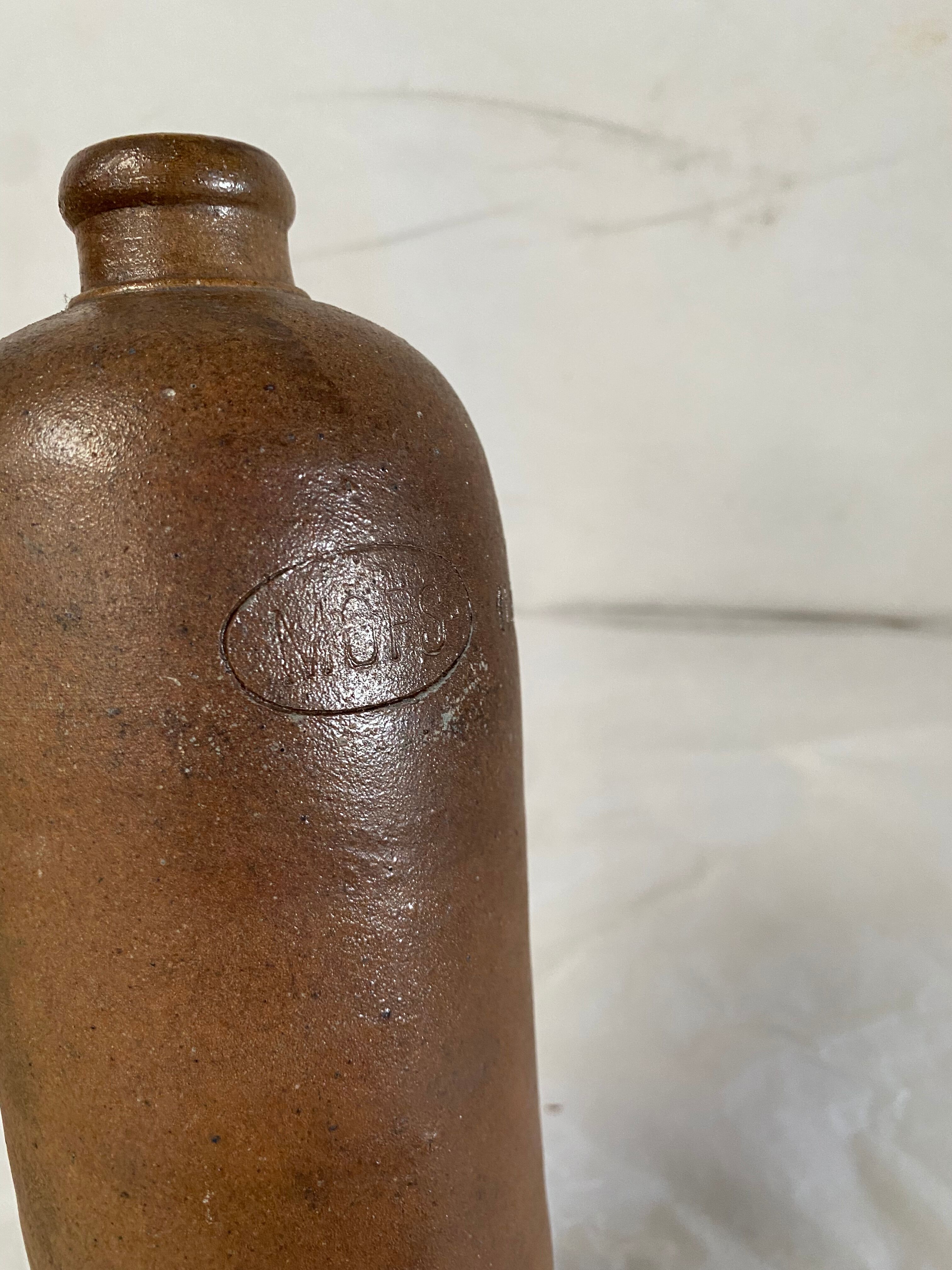 Old sandstone bottle
