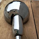 Workshop lamp Jumo 215 metal chrome foot vice 60s
