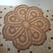 Tapis vintage en jute