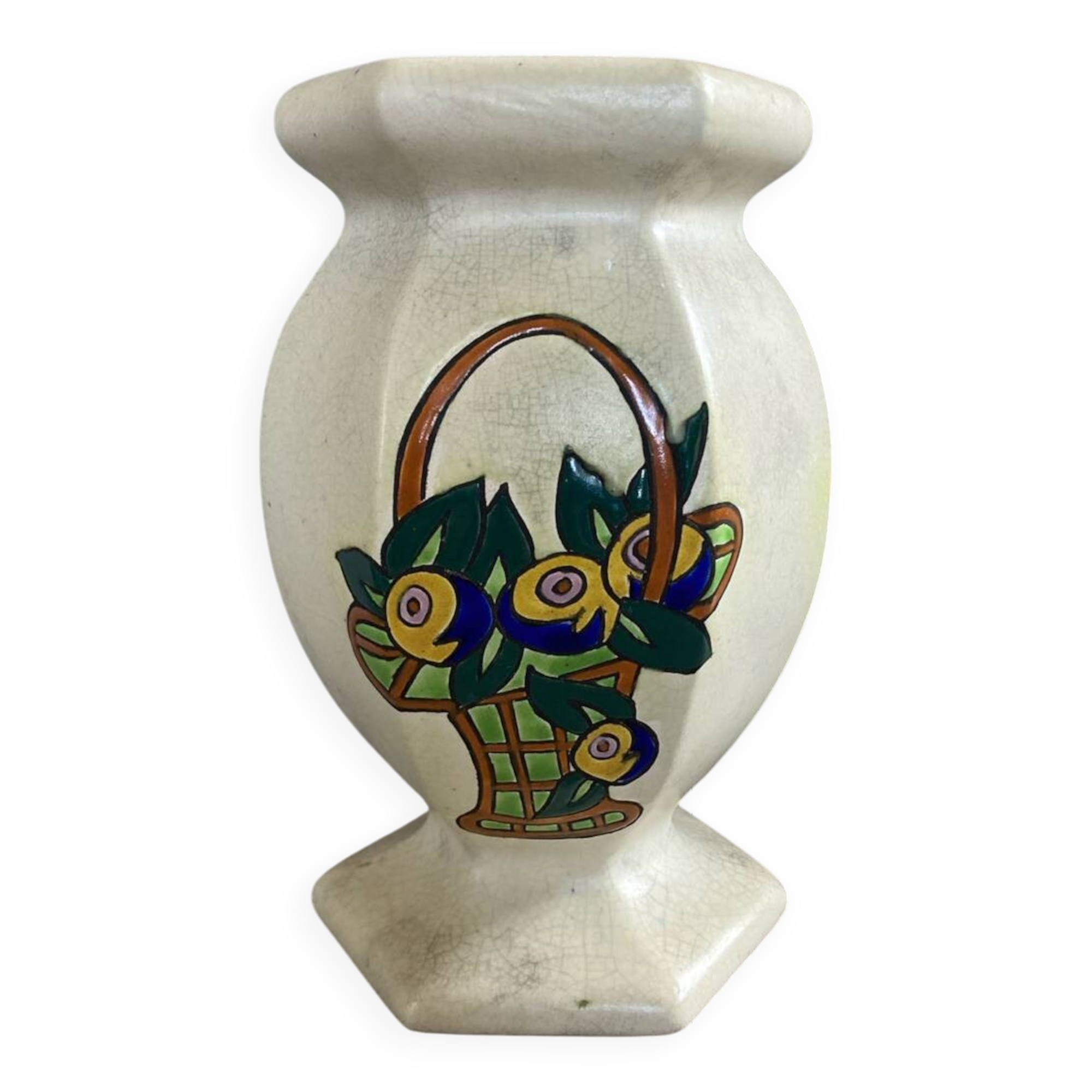Art Deco ceramic vase Brussels