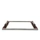 Modernist mirrored tray, in the manner of Jacques Adnet France 1940 /1950