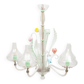 Lustre Murano 5 feux
