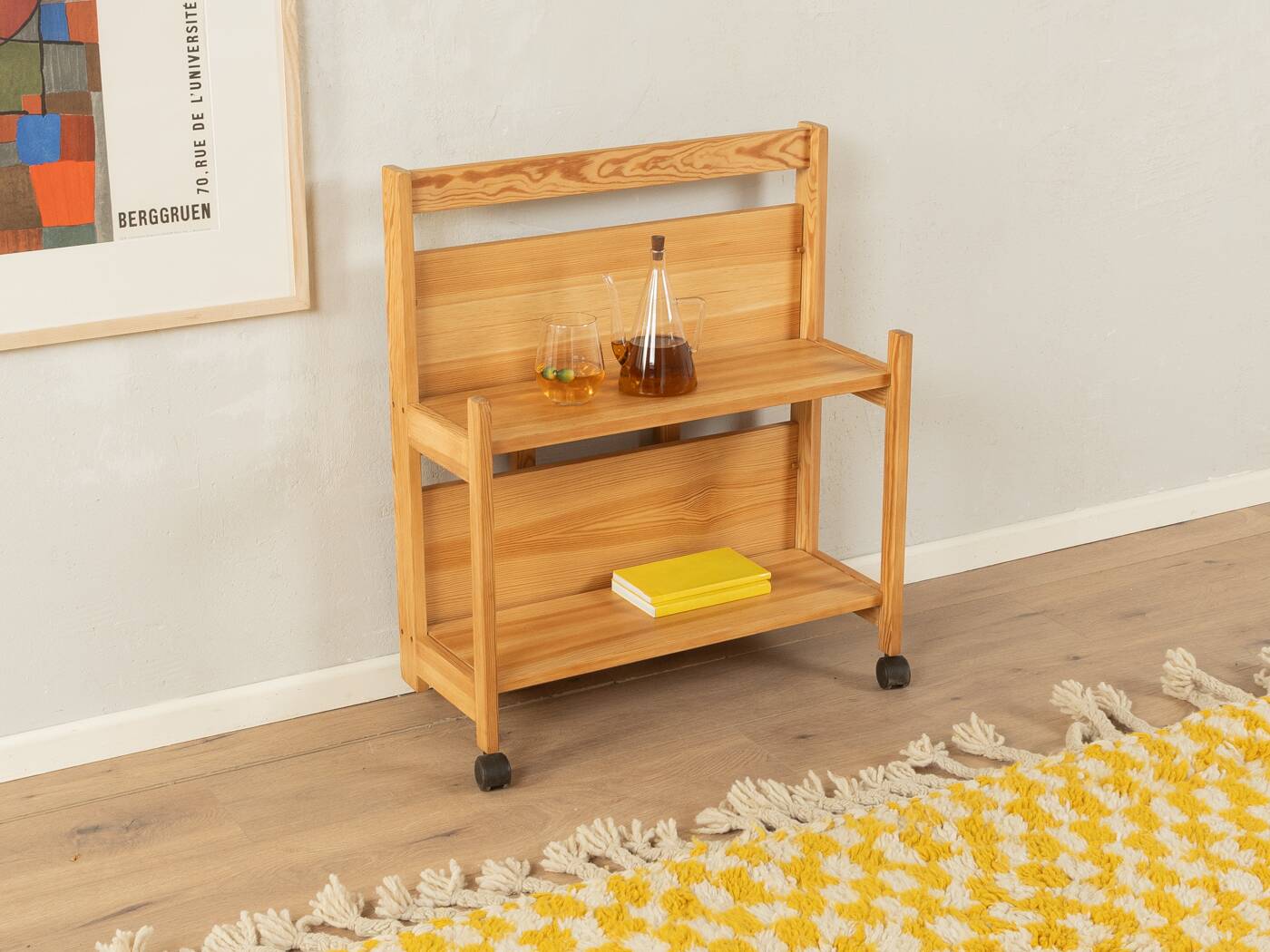 1980s foldable Serving Trolley