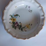 Floral plate from Moustiers