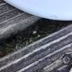 10 Grey-Black Speckled Dessert Plates