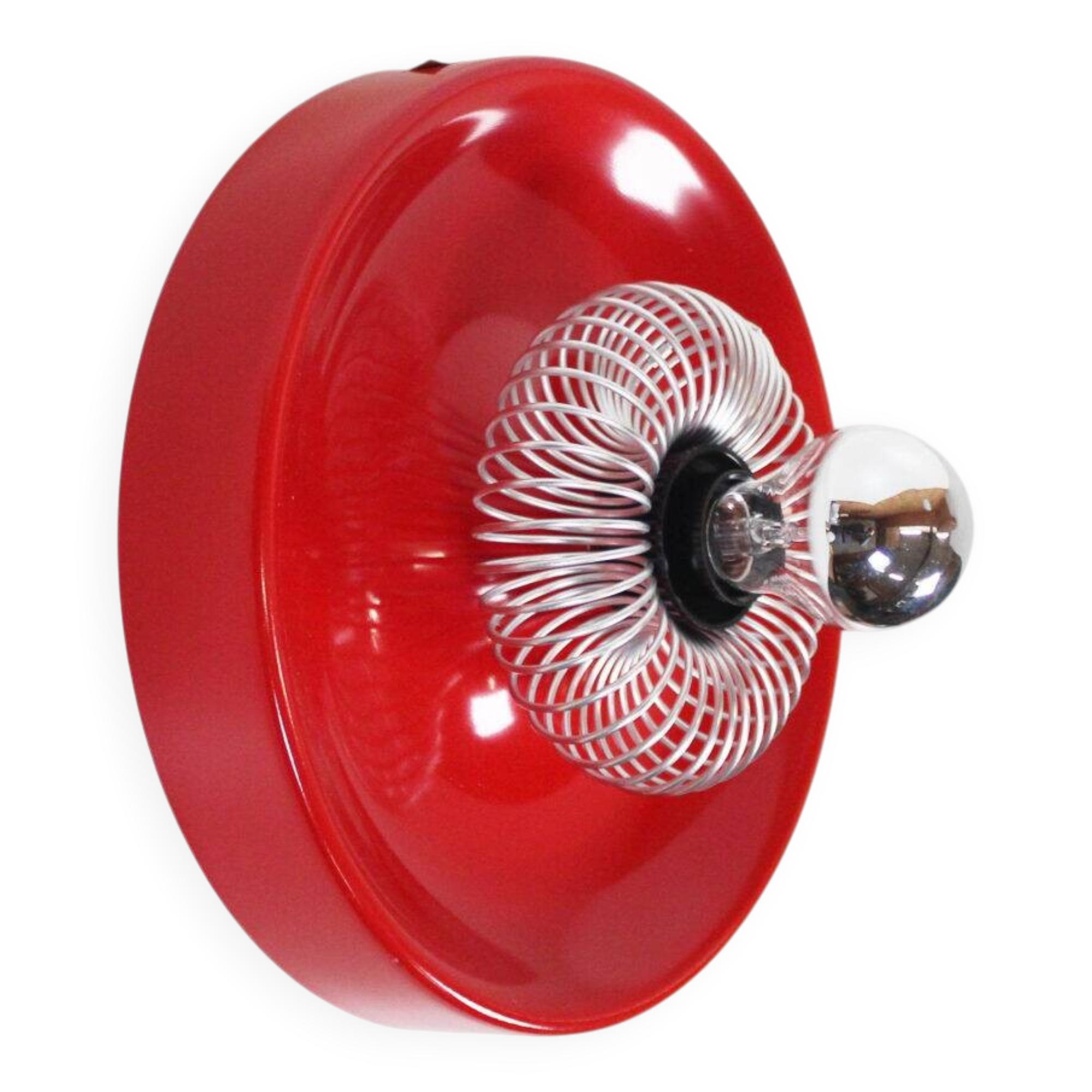 Grande applique murale « printemps » des années 1970, de style spatial, par Philippe Rougier