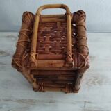 Bamboo storage basket