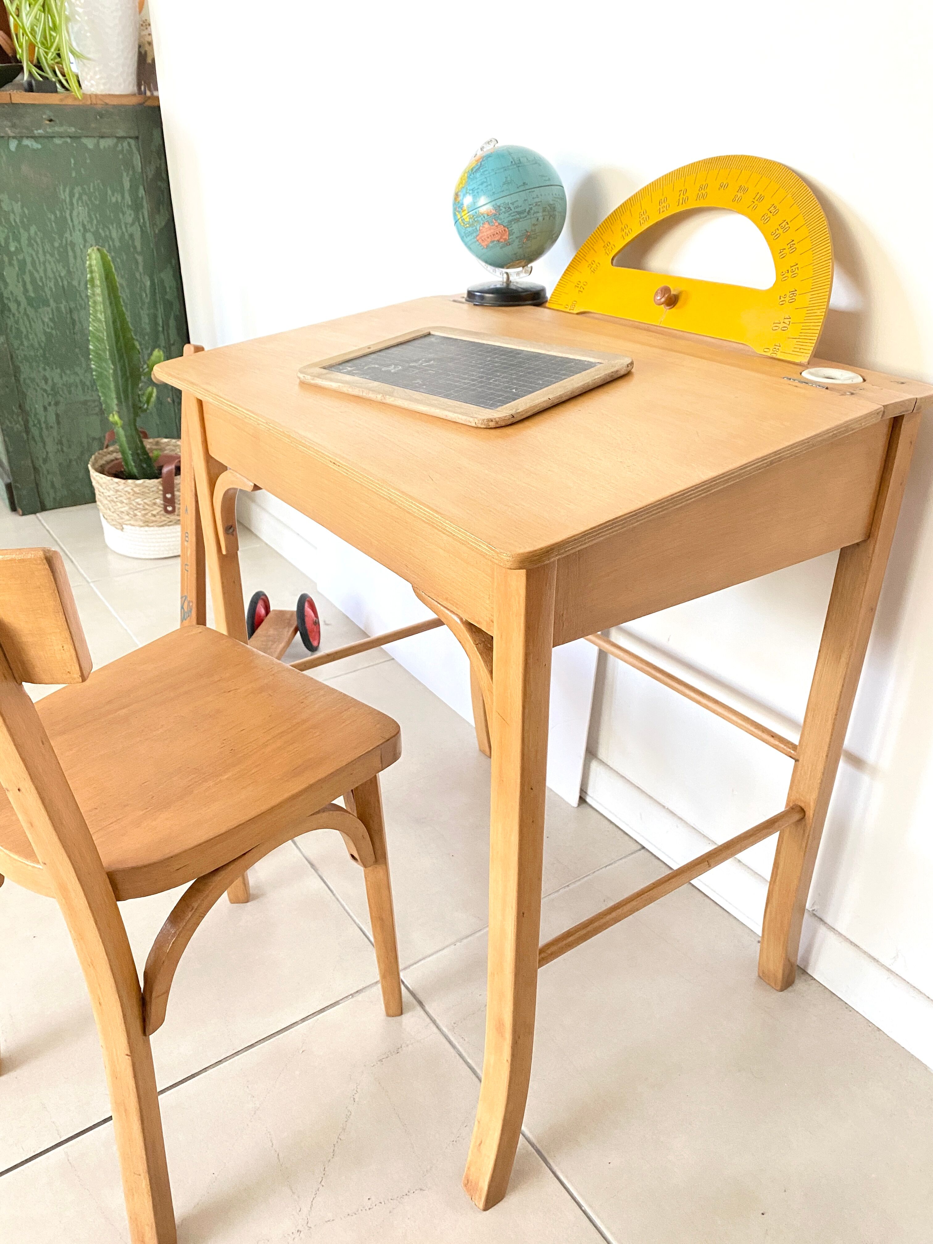 Baumann desk and children's chair set