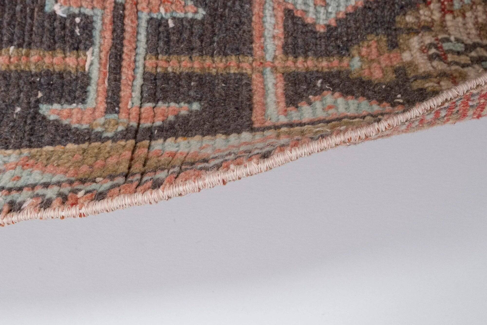 Vintage Turkish hallway rug 49x291 cm