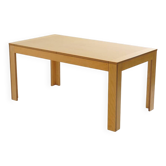 Maple table with extendable top, 1970s