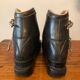 Old leather ski boots