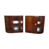 Paiir of art deco extra furniture, sofa ends