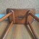 Tabouret en bois mid Century