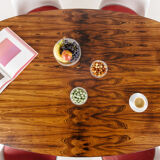 Oval dining table in rosewood by Maurice Burke for Arkana, England, 1960s