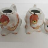 Set of 2 zoomorph teapots