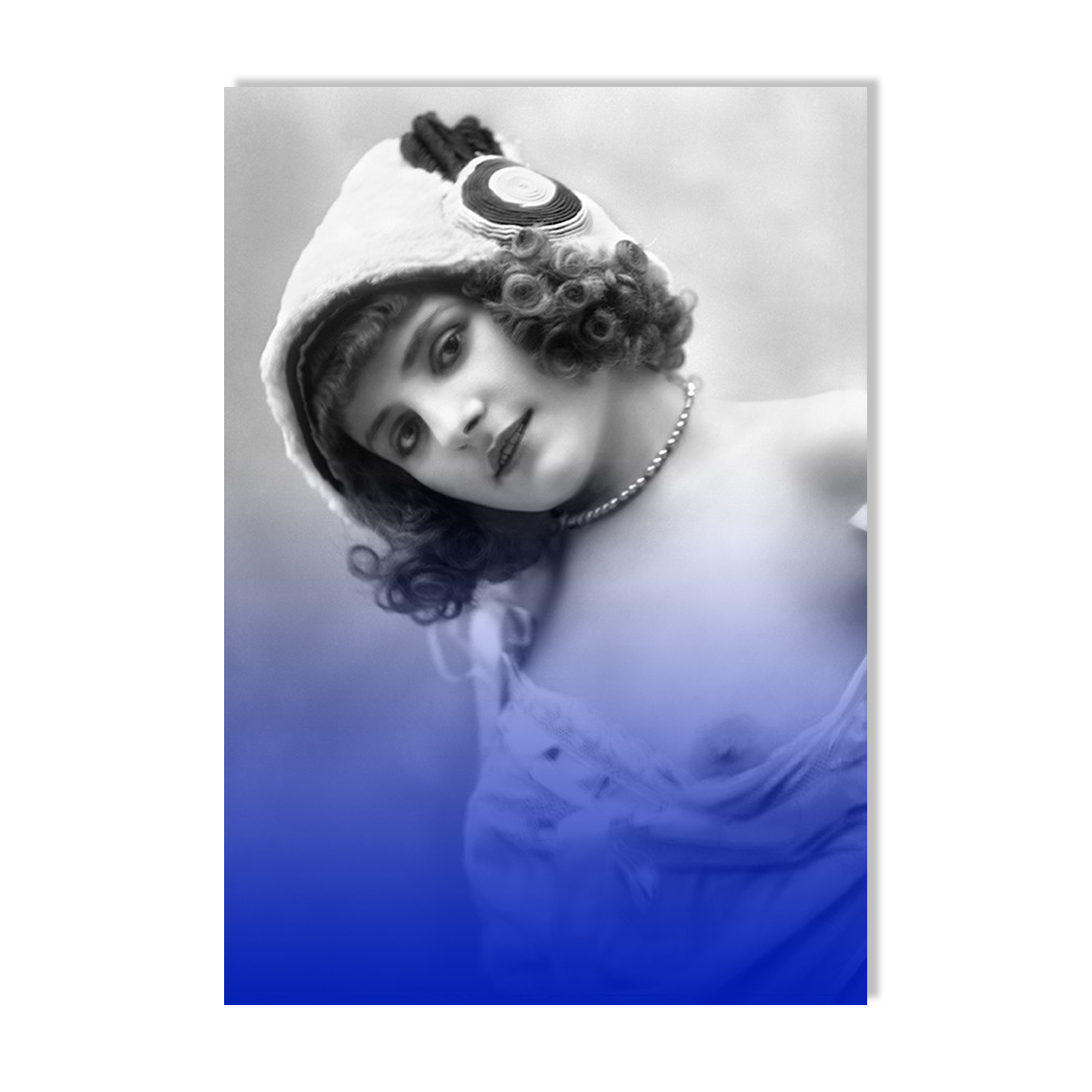 Nude photography back woman Belle Époque - A4 - 1920