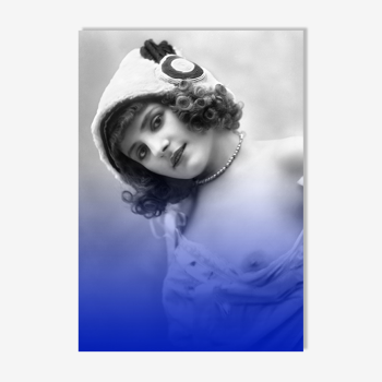 Nu photographie dos femme Belle Époque - A4 - 1920
