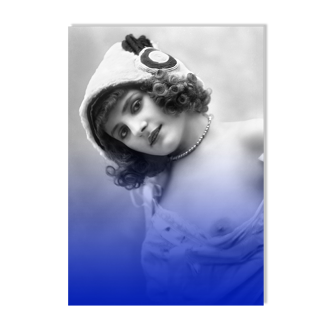 Nu photographie dos femme Belle Époque - A4 - 1920