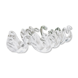 Set of 8 swan knife holders