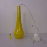 Yellow Teardrop Glass Ceiling Lamp from Holmegaard, Denmark, 1960s
