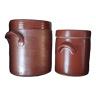 Two sandstone pots for kitchen