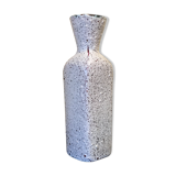 Vase à pans coupés en grès émaillé