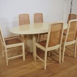 Table and 6 chairs by Mario Sabot from the 70s