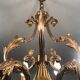 Lustre bronze 8 branches