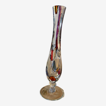 Crystal soliflore vase of Paris