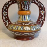 Old Tunisian Vase. Nabeul pottery from the 50s.