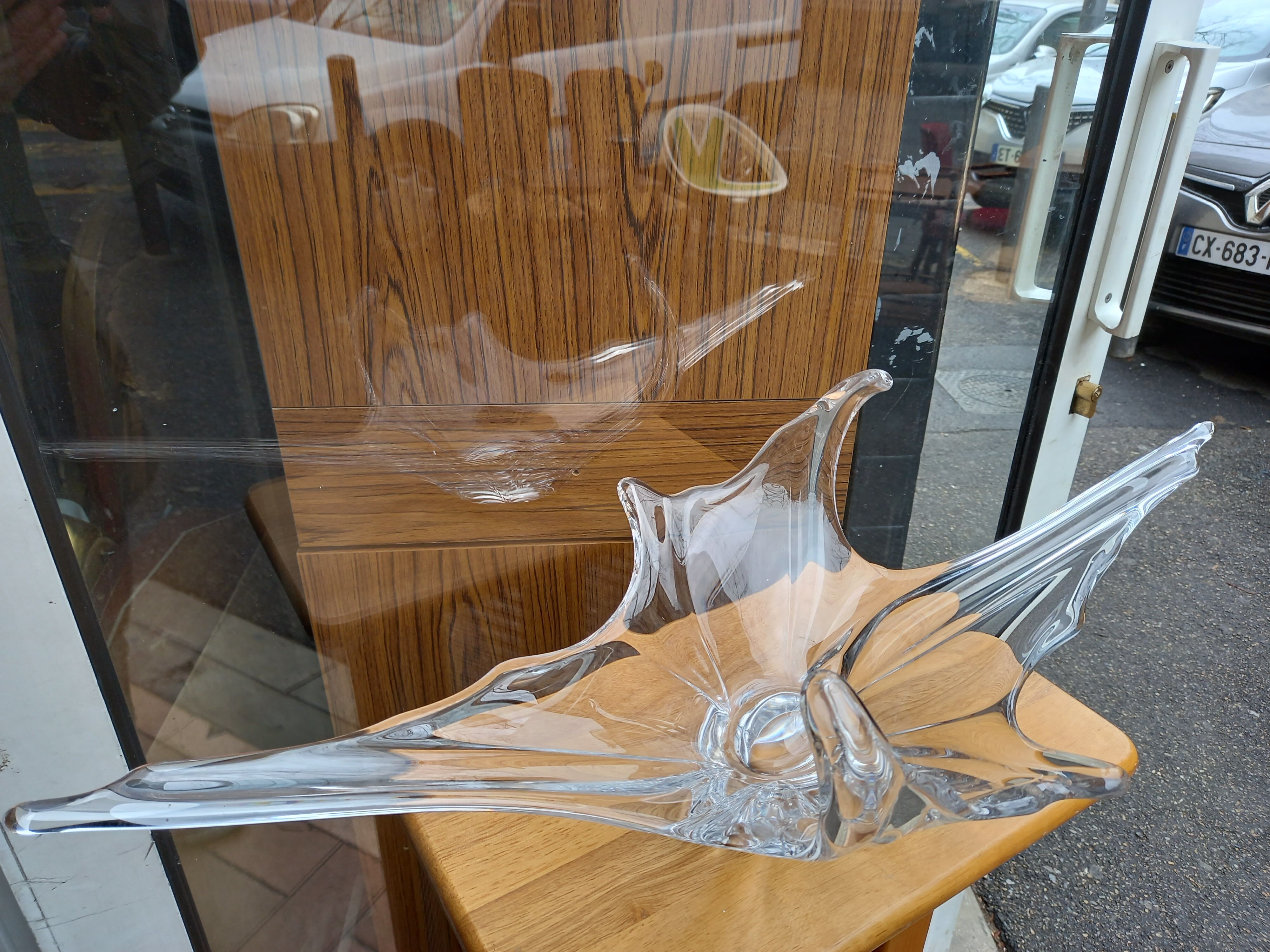 Ancient crystal fruit cup