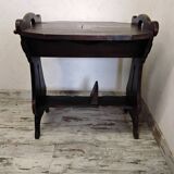 Antique table with a system